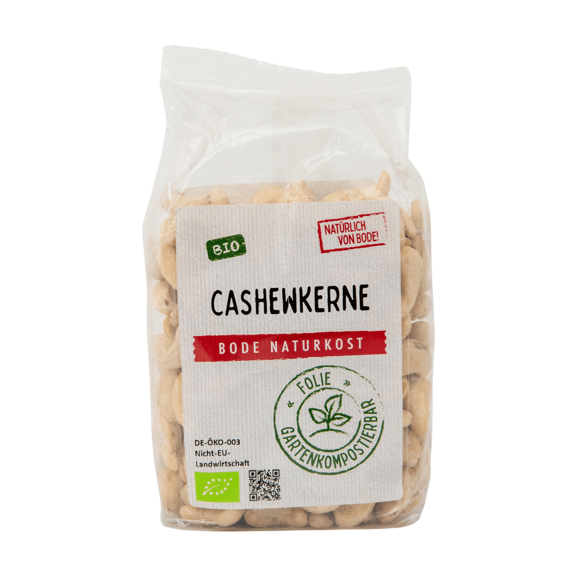 Ekologiczne owoce kaju, worek kompostowany 6x200g