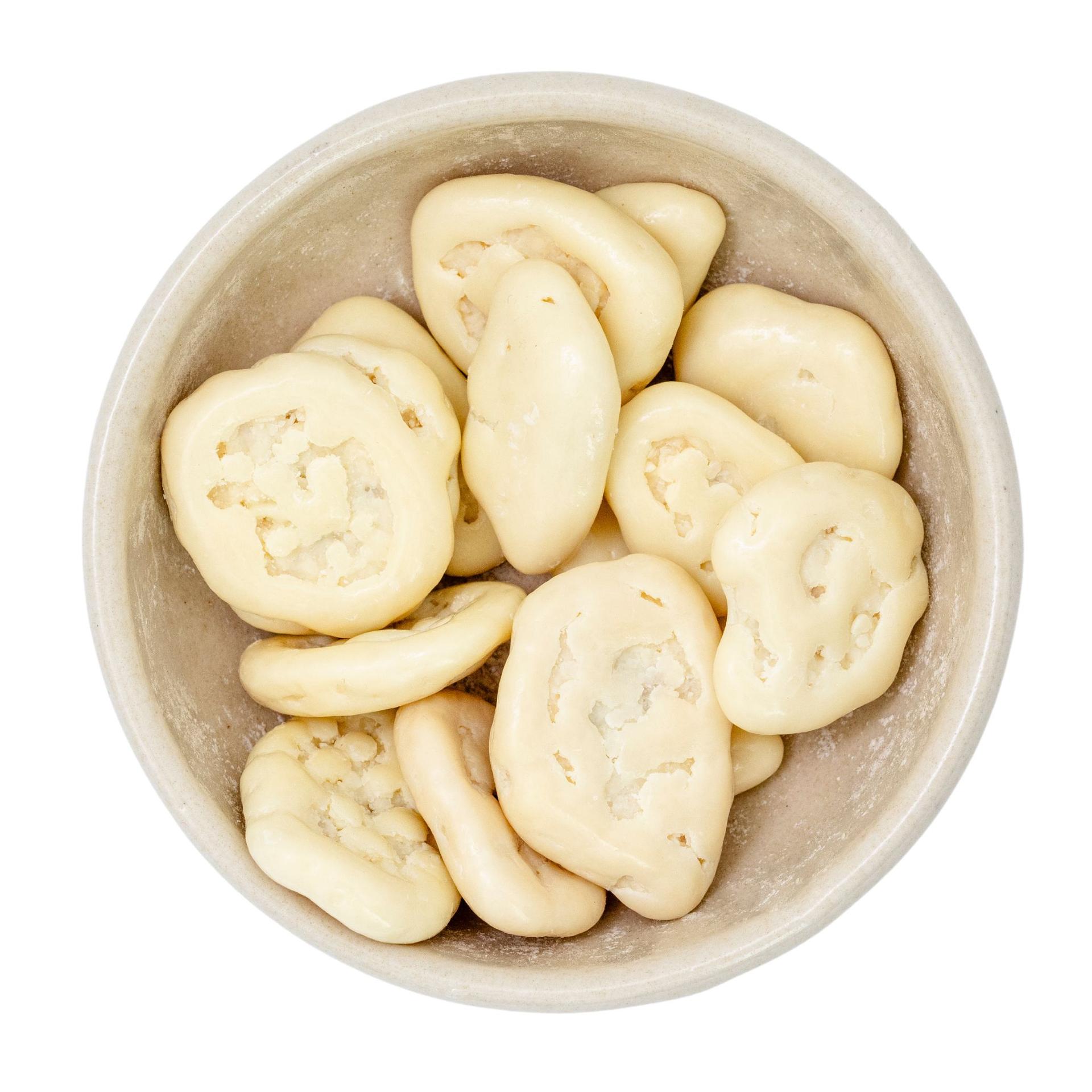 Ekologiczne bananowe chipsy w bialej czekoladzie 4kg