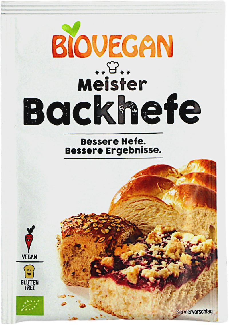 Drożdże "Meister Backhefe" suche, bezglutenowe, ekologiczne 25x7g BioVegan