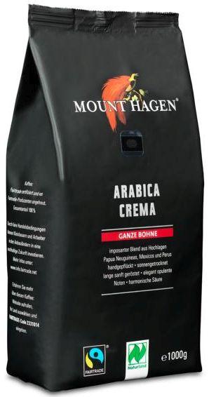 Kawa Arabica Crema całoziarnista Ekologiczny Naturland Fairtrade Mount Hagen 6x1kg