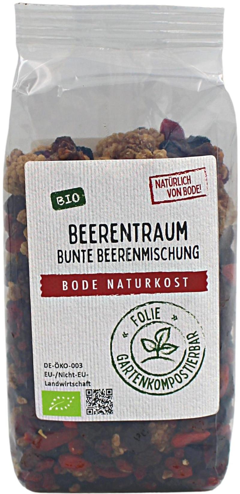 Beerentraum - Kolorowa mieszanka jagód z ekologicznym workiem kompostowalnym 6x250g