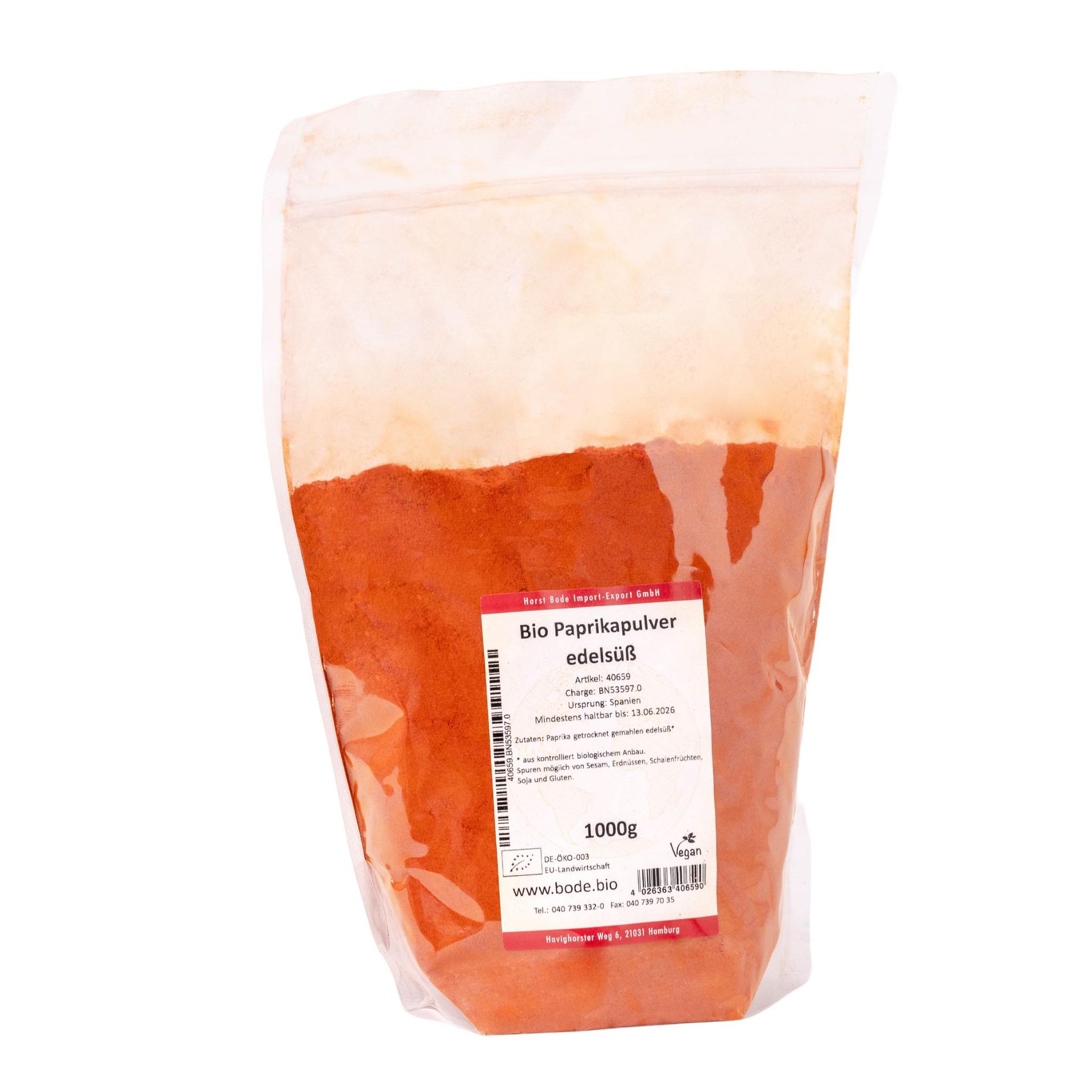 Slodka papryka w proszku bio 1kg