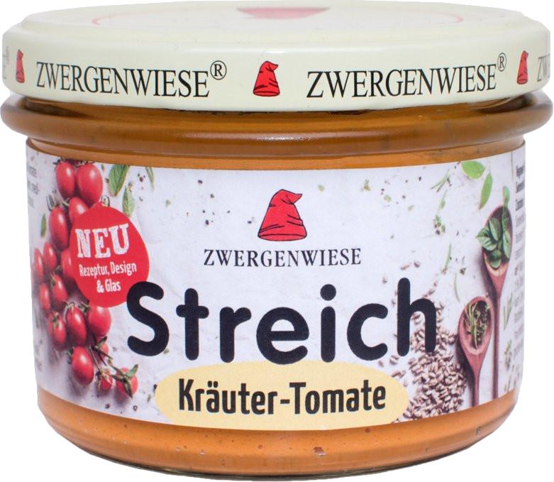 Ekologiczny paste do smarowania Zwergenwiese Kräuter-Tomate 6x180g