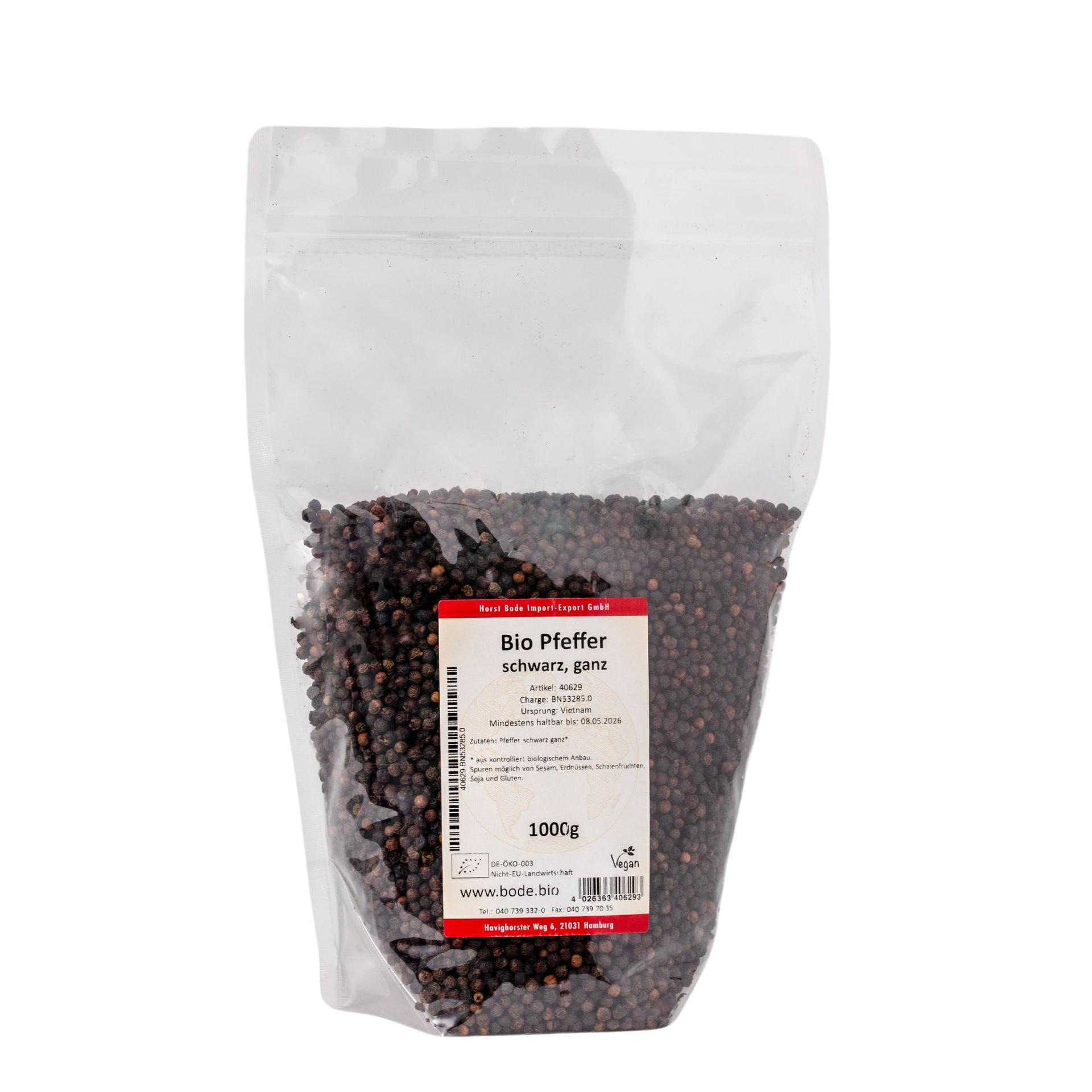 Pieprz czarny caly bio 1kg