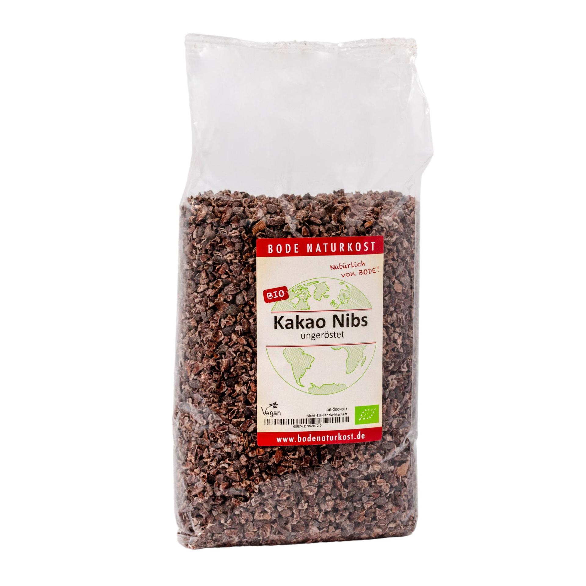 Kakaowe Grudzki Ekologiczne nieprazone 1kg