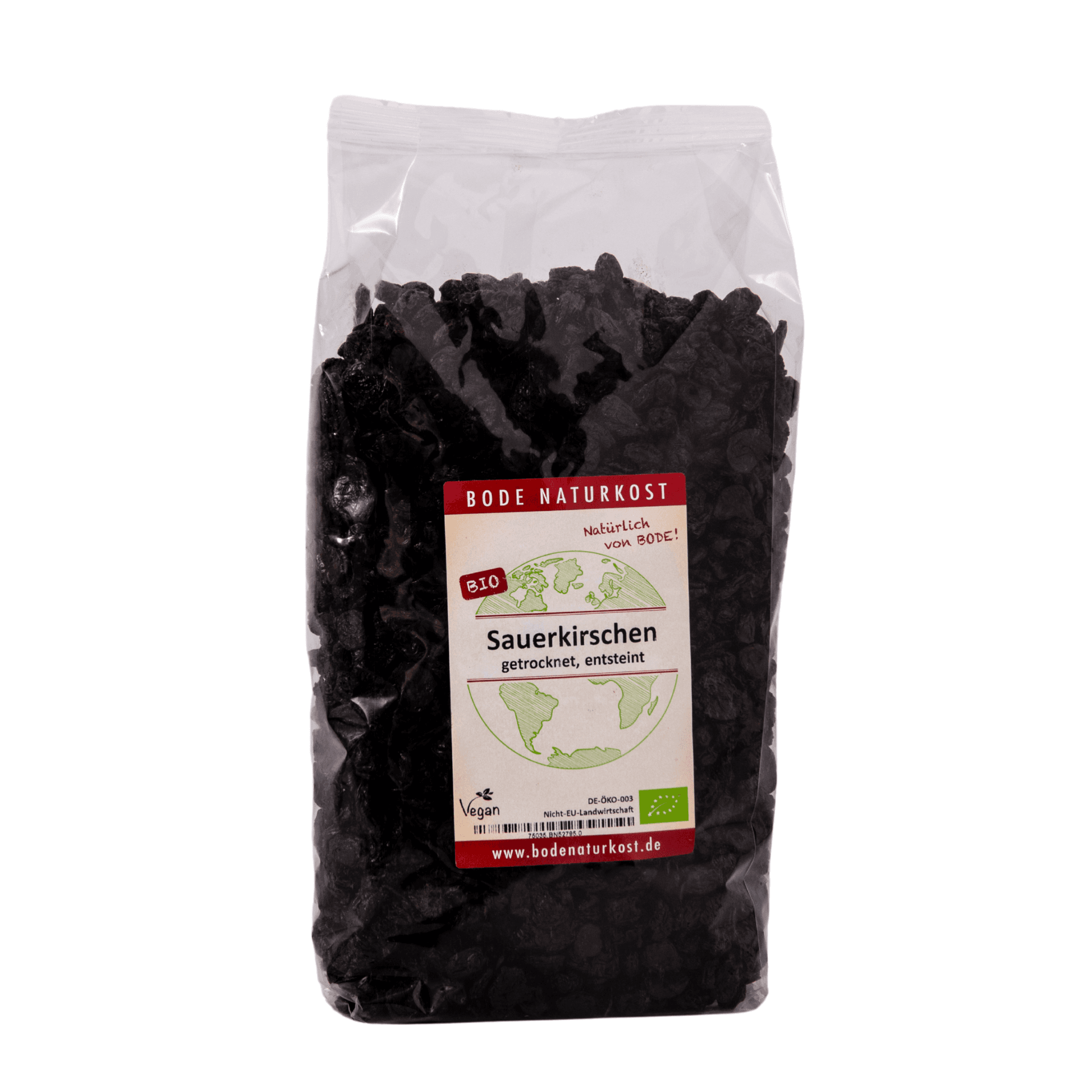 Wisnie kwasne suszone i oczyszczone z pestek, ekologiczne 1 kg