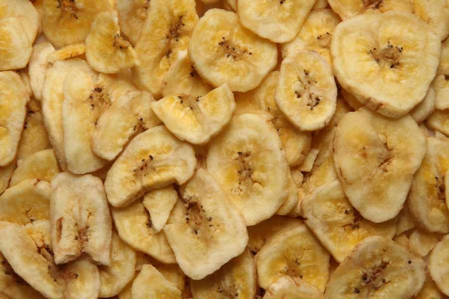 Nieslodzone chipsy z bananów bio 6x250g