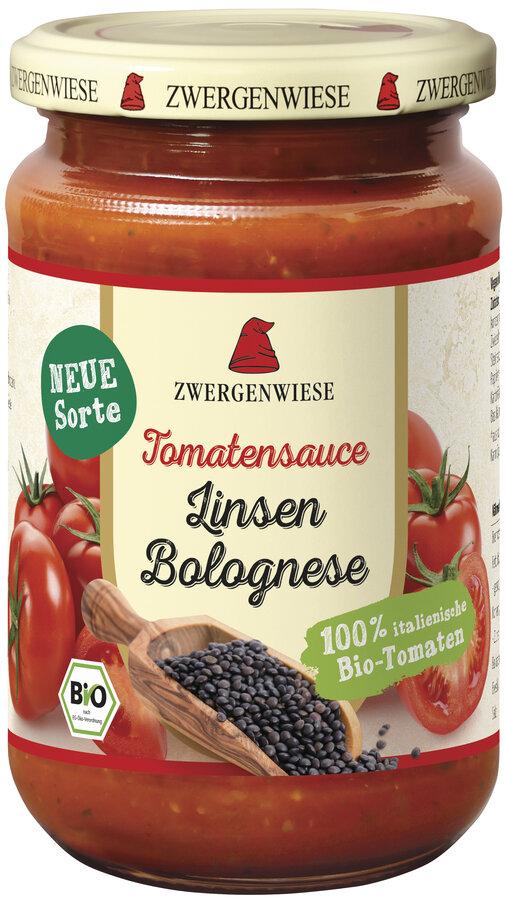 Sos pomidorowy z soczewica Bolognese Ekologiczny 6x340ml Zwergenwiese