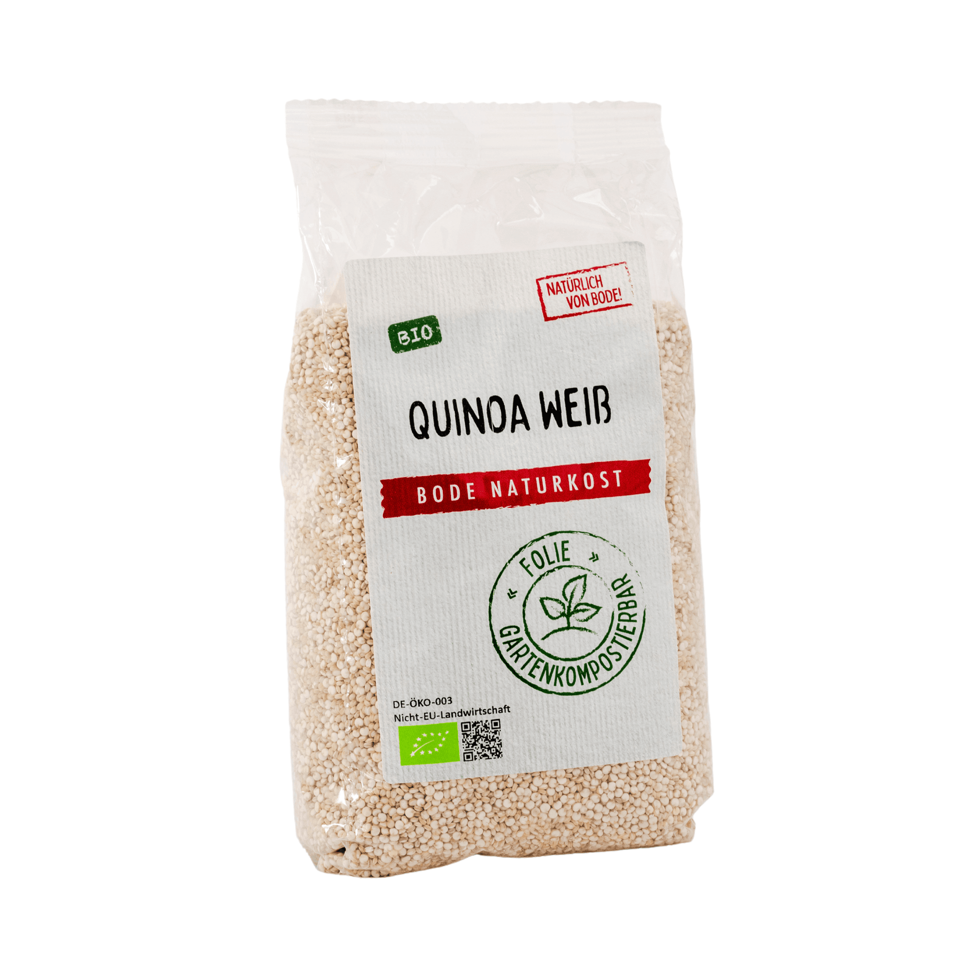 Biała quinoa ekologiczna, worek kompostowalny 6x500g