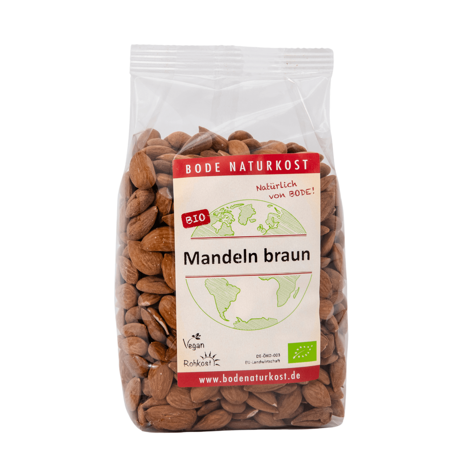 Brązowe migdały bio 6x500g