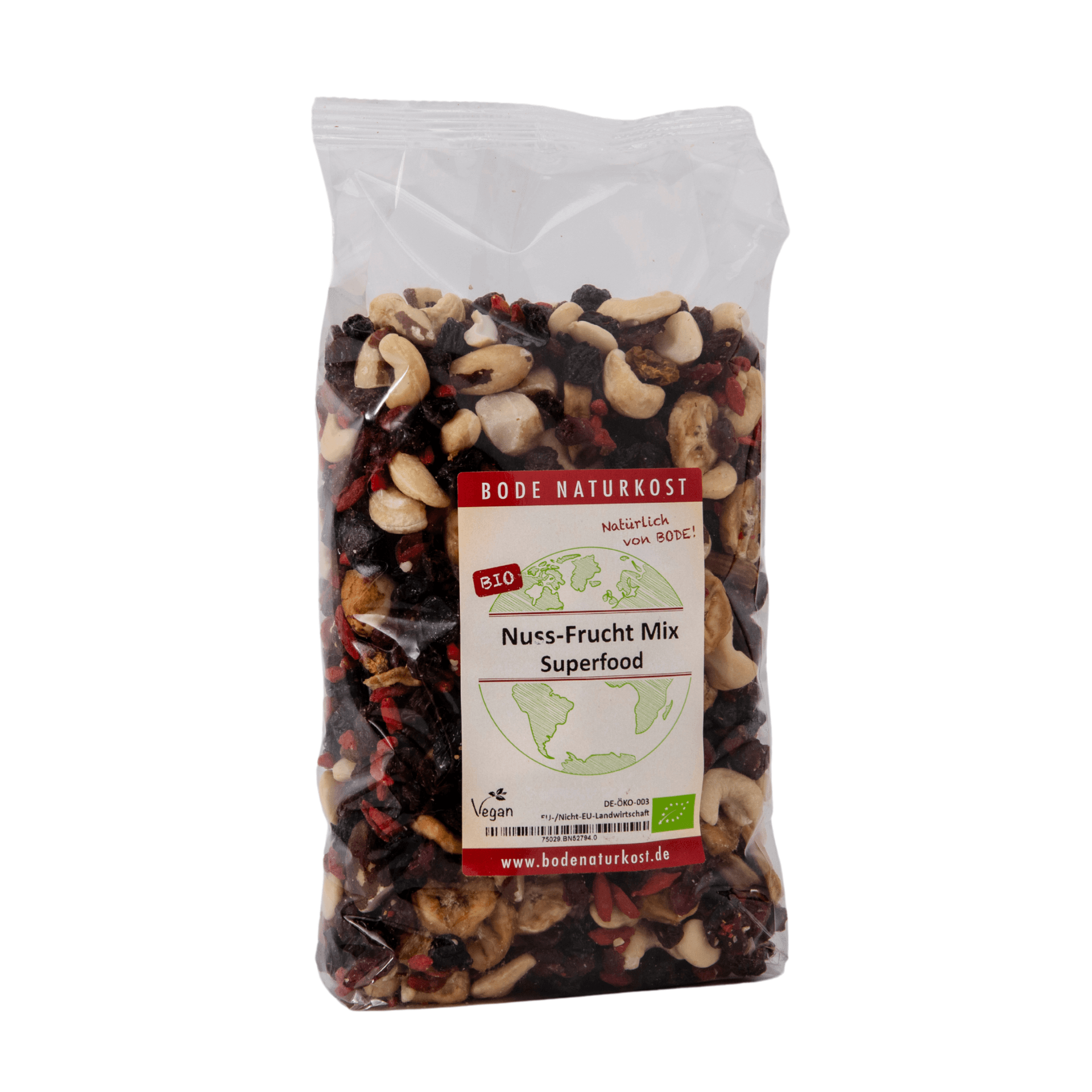 Mieszanka orzechowo-owocowa Superfood z orzechami paranuss bio 1kg