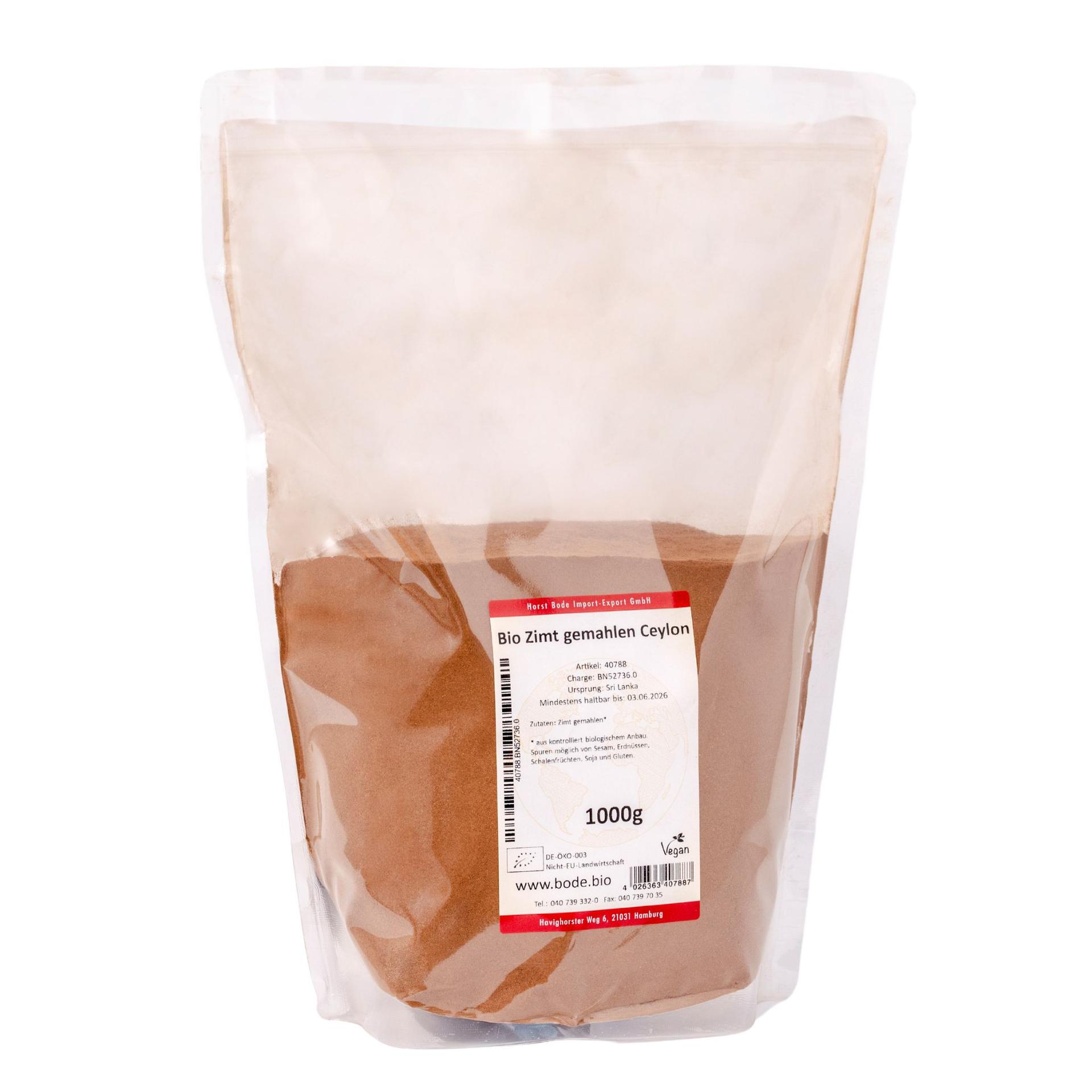 Cynamon cejlonski zmielony bio 1kg