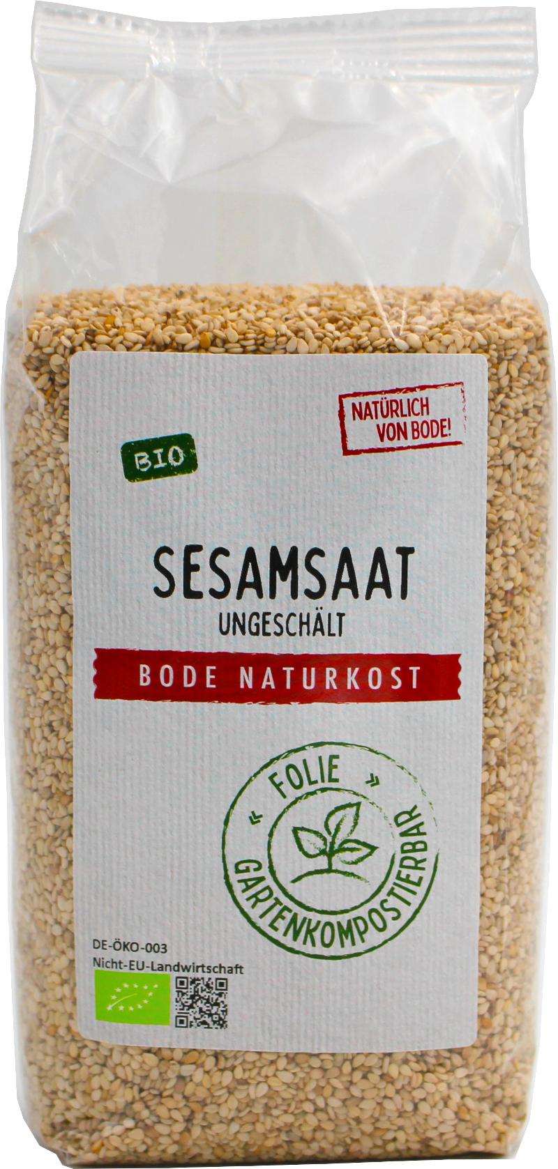 Ekologiczne nieobluszczone nasiona sezamu 6x500g
