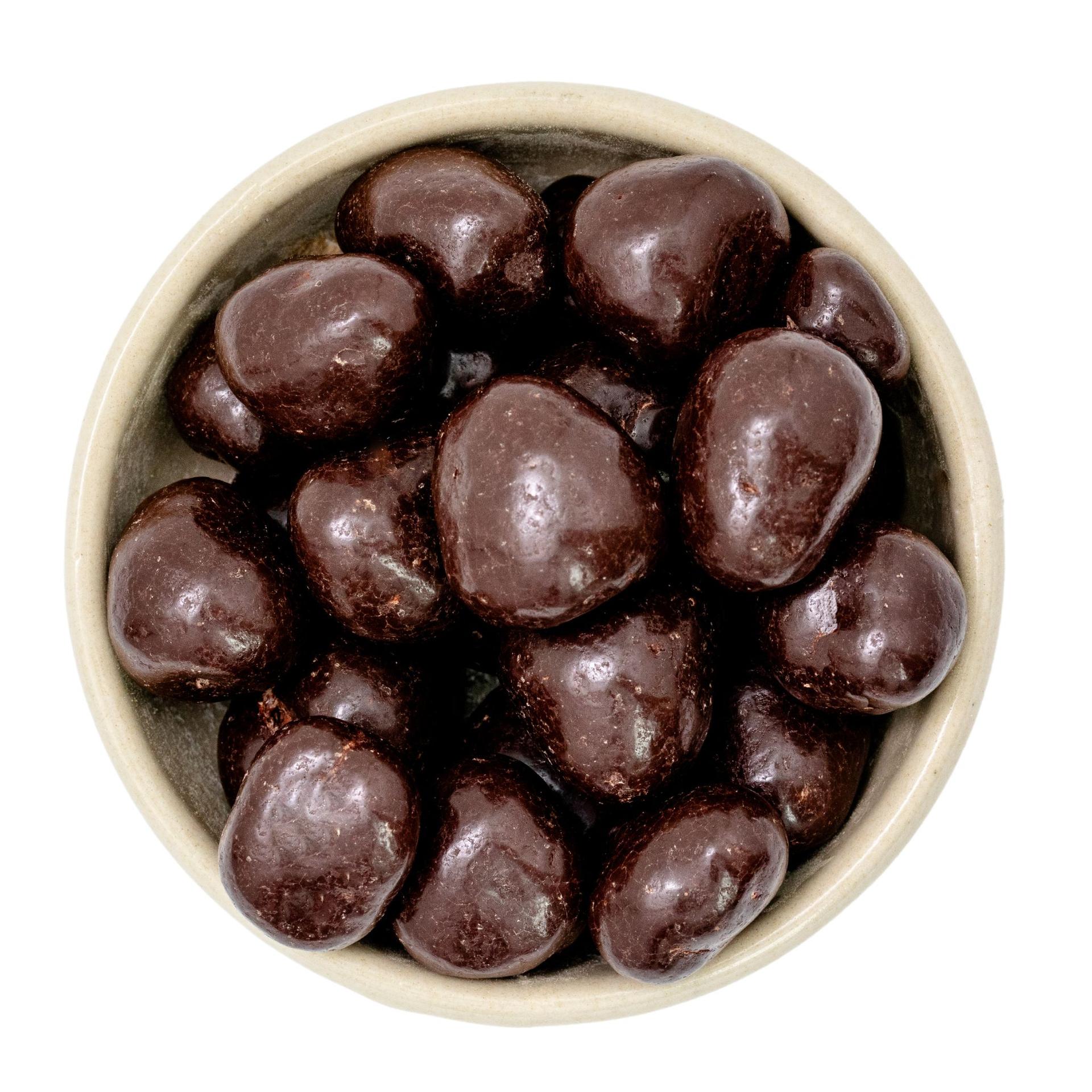 Maliny czarno porzeczkowe w czekoladzie gorzkiej bio Fairtrade 5kg