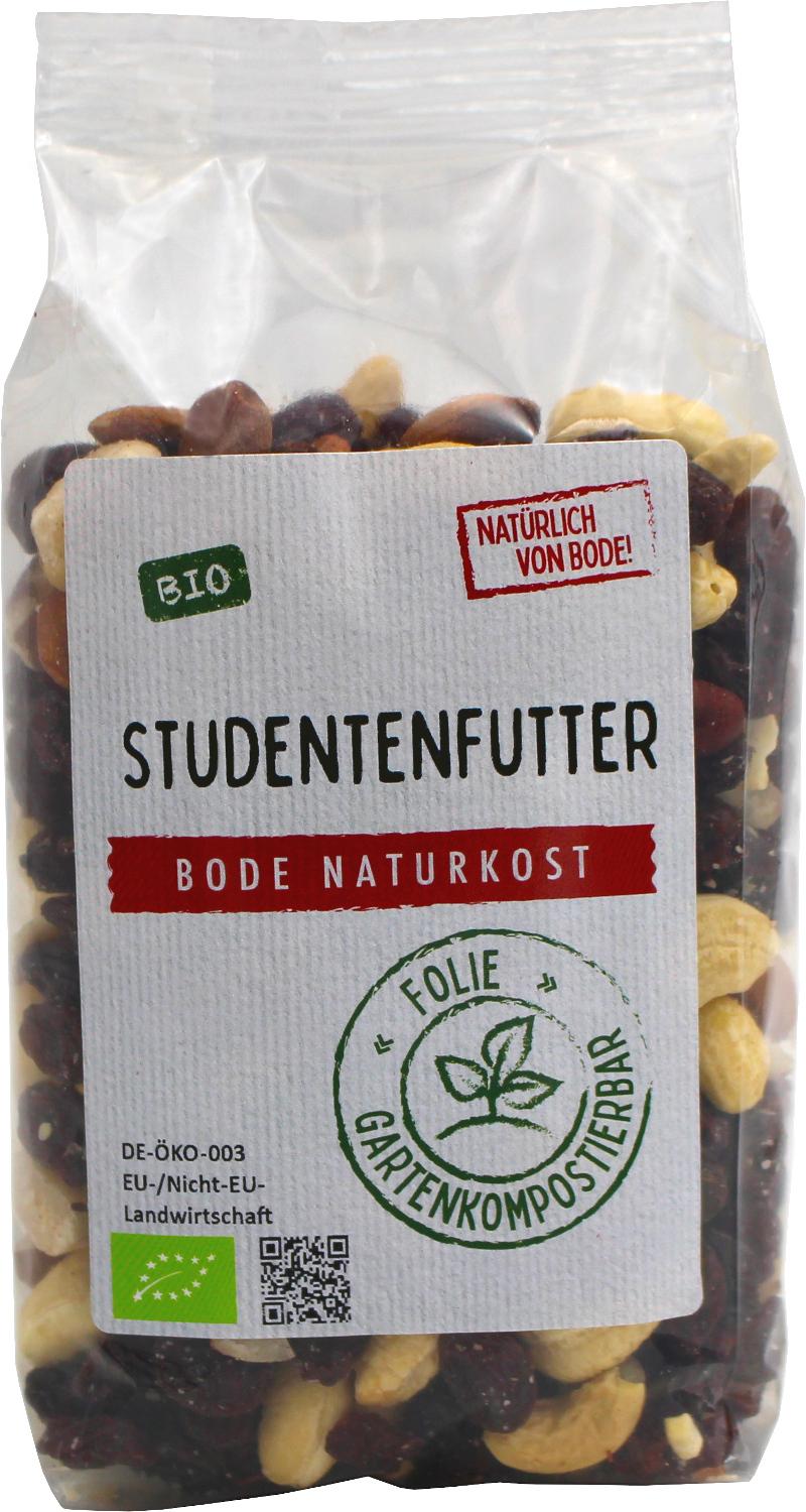 Mieszanka studencka bio z orzechami pekan, worek kompostowalny 6x250g