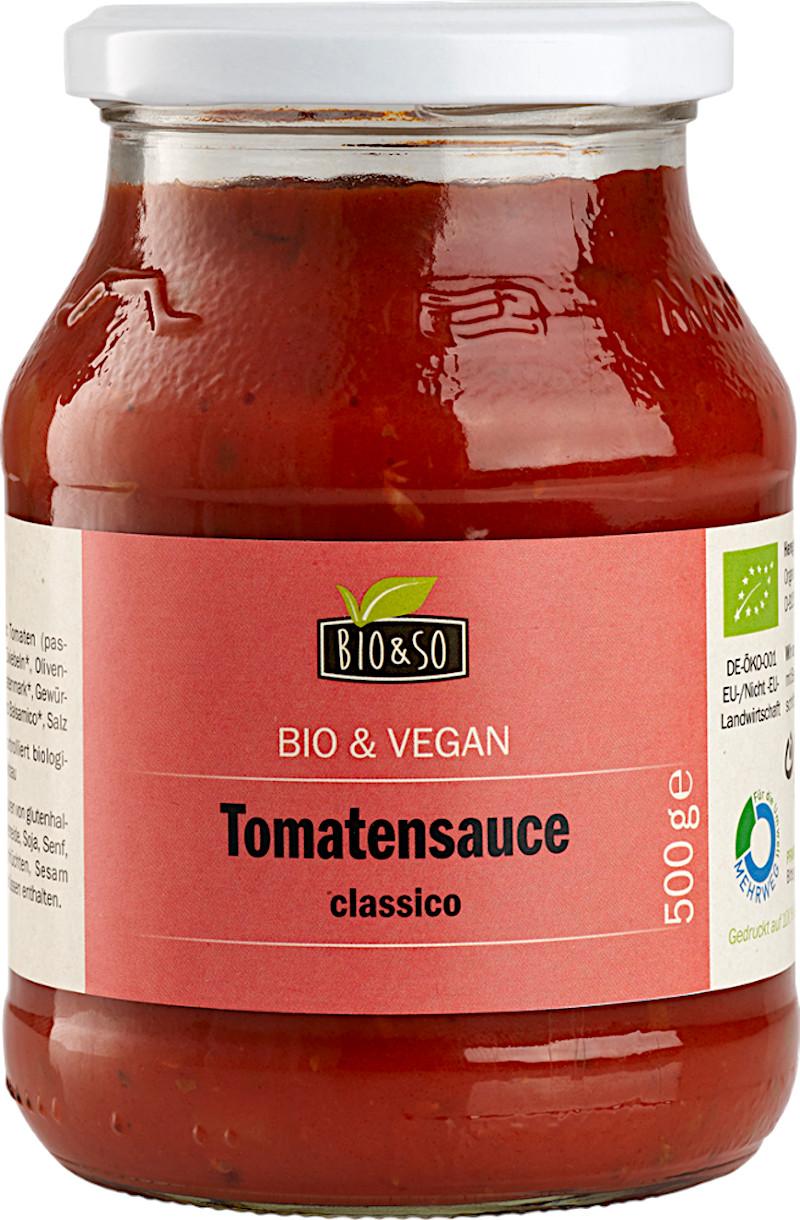 Sos pomidorowy Classico Ekologiczny Bio&So 6x500g