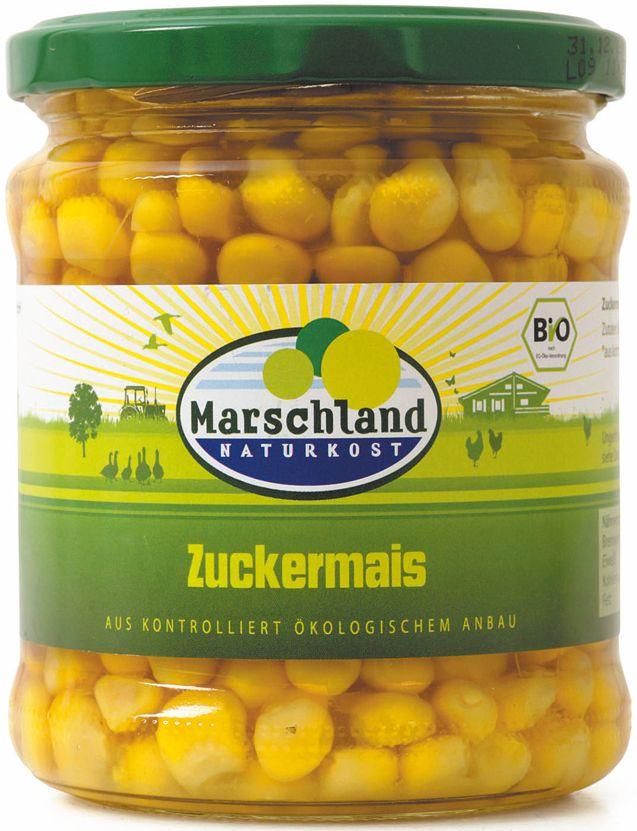 Slodki kukurydza Ekologiczny Marschland Pojemnosc 6x330g, ATG 6x220g