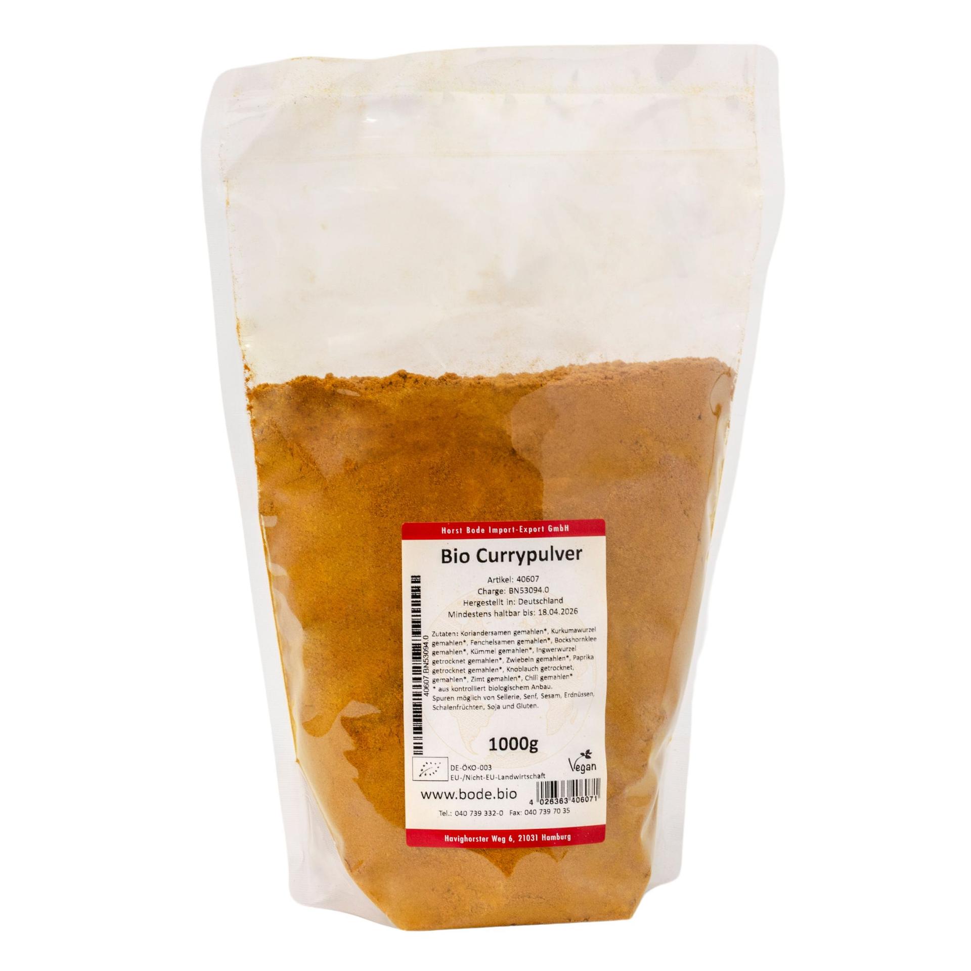 Proszek curry bio 1kg