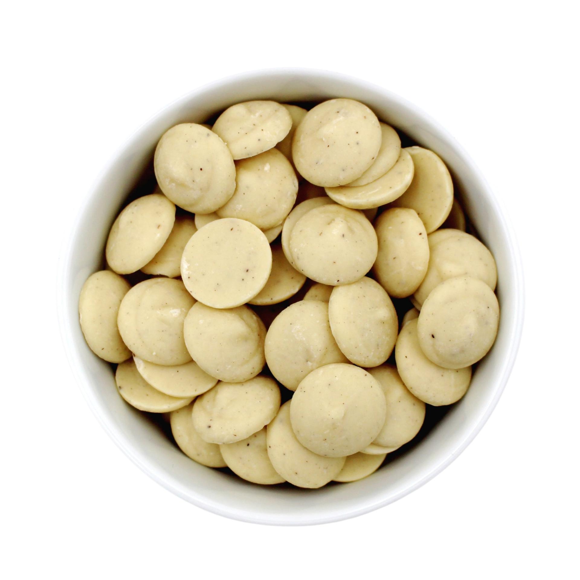 Biala czekolada pokrywana bio, 38% plytki kakao o wadze 2,5 kg