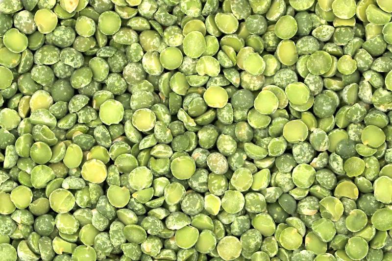 Organic green pea splits 25kg