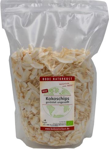 Kokosowe chipsy prażone niesłodzone 800g