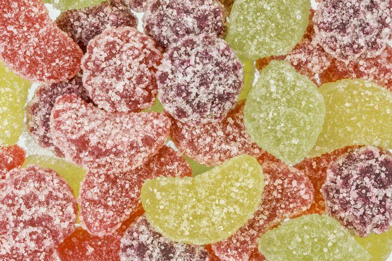 Fruttini-Mix kwaśny posypany cukrem bez żelatyny bio 2,5kg